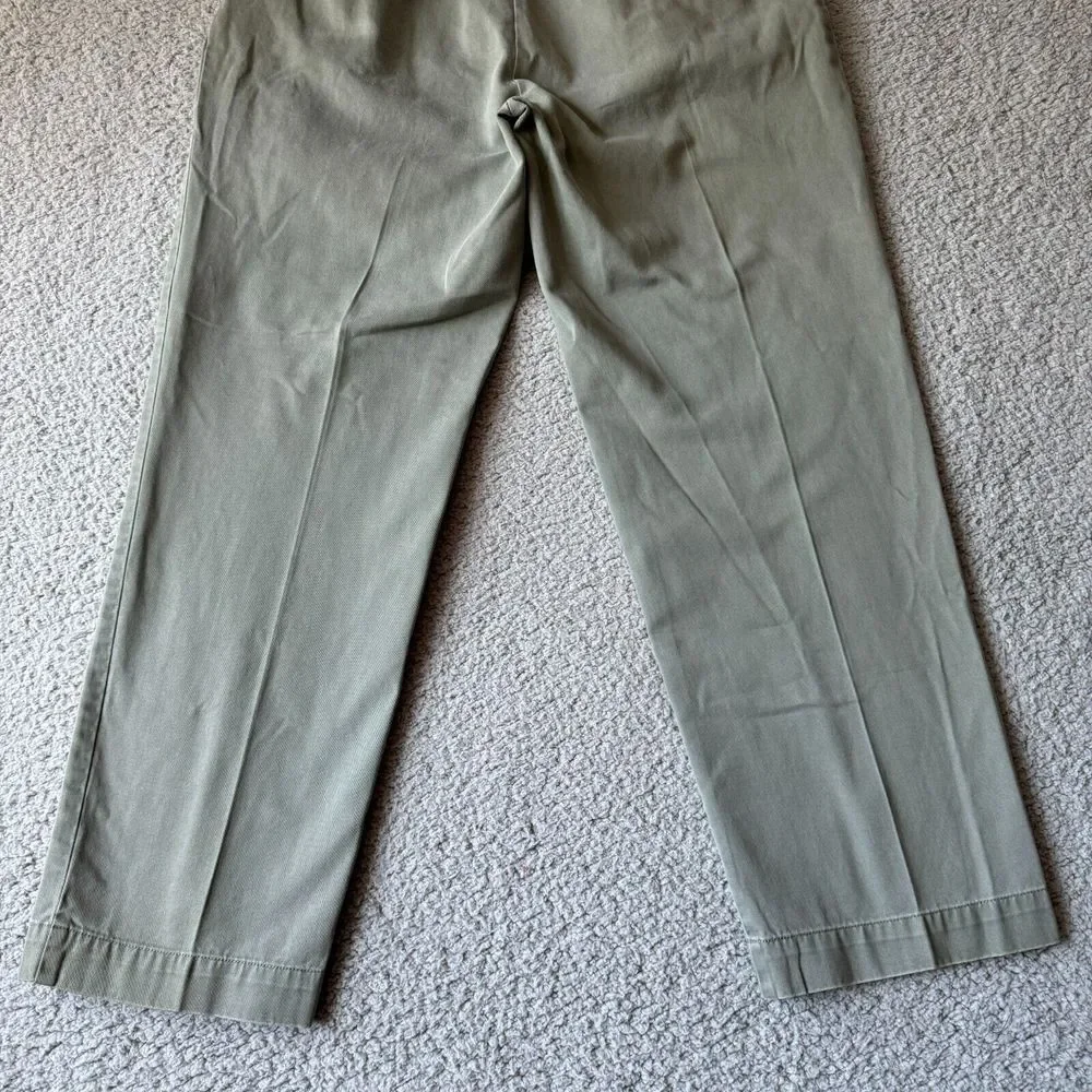Vintage Polo Ralph Lauren Pants Mens 33x30 Green Chino Twill‎ Slacks Singapore *